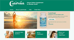 Desktop Screenshot of cysto-protek.com